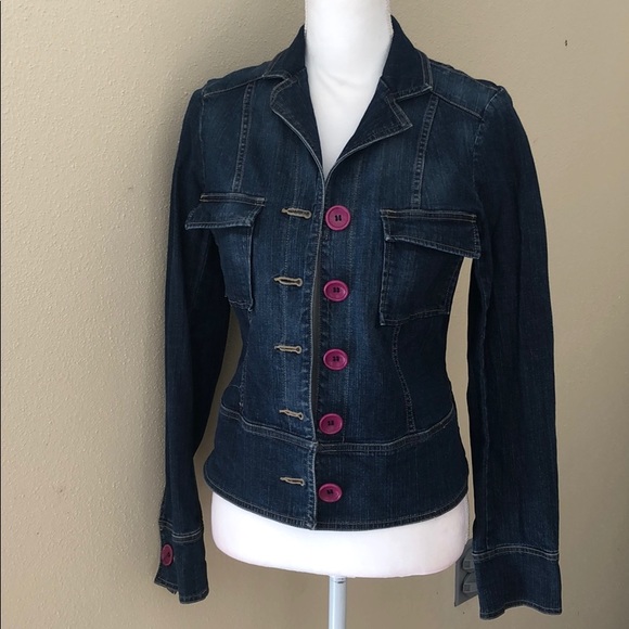 Kenneth Cole Jean Jacket Size 4 